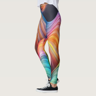 Leggings de designer avec un modèle de leggin défa