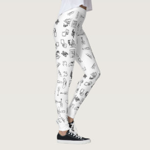 Leggings de dessin de ligne Taylor Eras