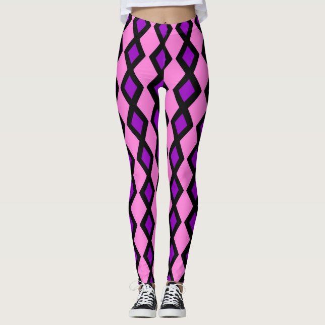 leggings de diamants violets (Devant)