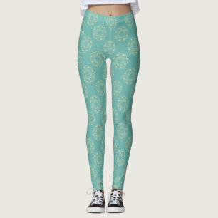 leggings de fleurs d'époque