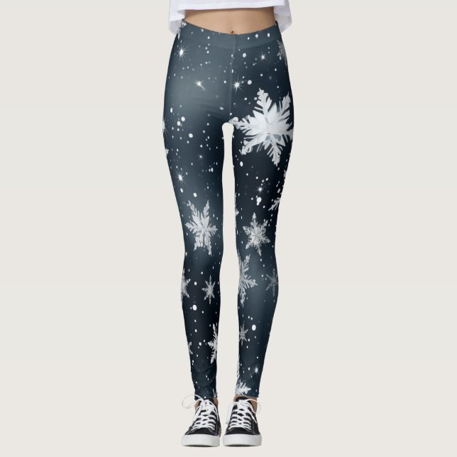 Leggings de flocon de neige (Devant)