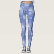 Leggings de flocon de neige d'hiver