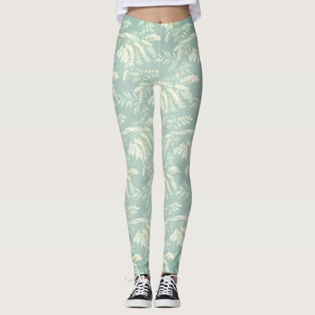 Leggings de franges botaniques (Devant)