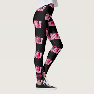 Leggings de golf femmes dames Pantalon Black Custo