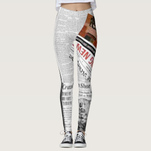 Leggings de journaux