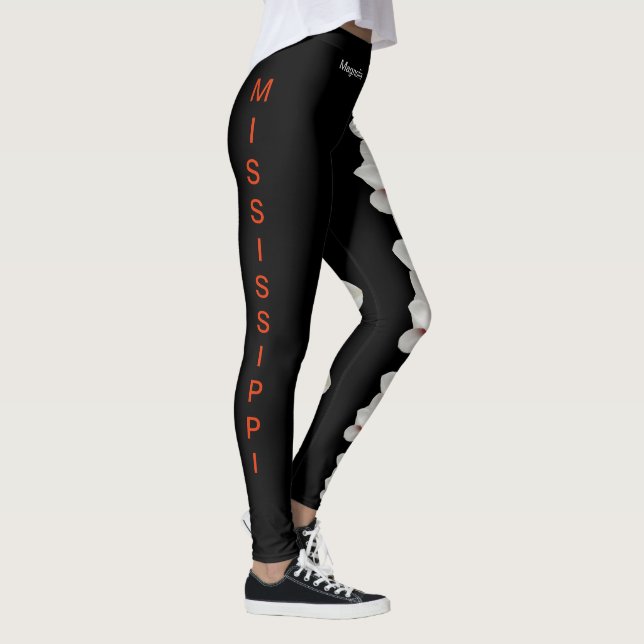 Leggings de la fleur noire du Mississippi (Droite)