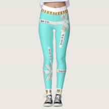 Leggings de la mariée et de la cotte
