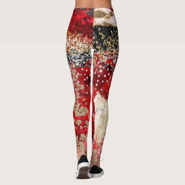 Leggings de la mode pop de fête (Dos)