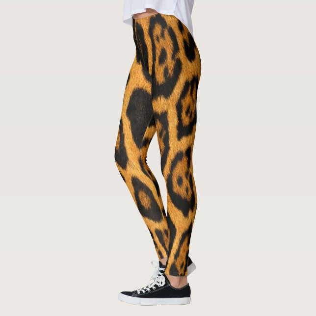 Leggings de la peau de Faux Ocelot (Gauche)