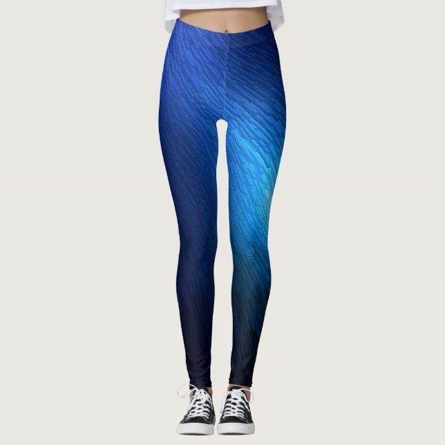Leggings de la pile Blue Streak (Devant)