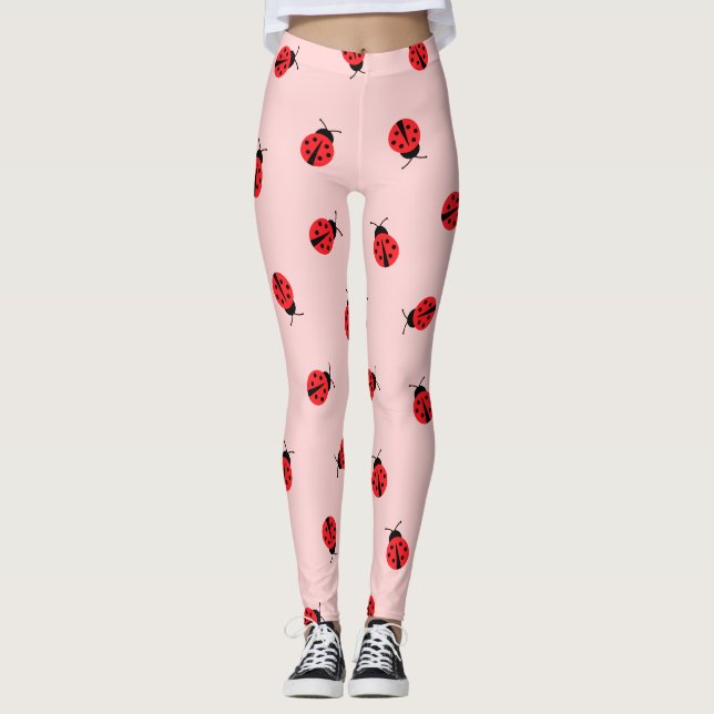 Leggings de Ladybug rose (Devant)