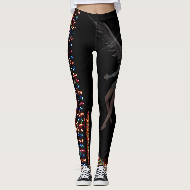 Leggings de l'ange de Noël (Devant)