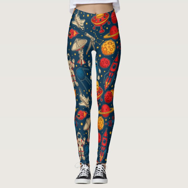 Leggings de l'espace cool (Devant)