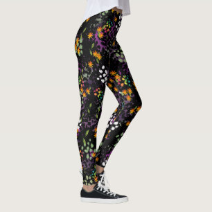 Leggings de lit de fleurs