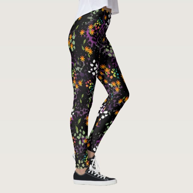 Leggings de lit de fleurs (Droite)