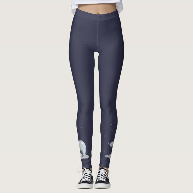 Leggings de l'ours polaire (Devant)