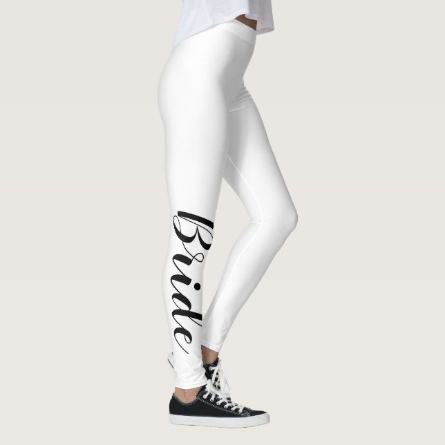 Leggings de mariée. Bachelorette Party. Mariage! (Droite)