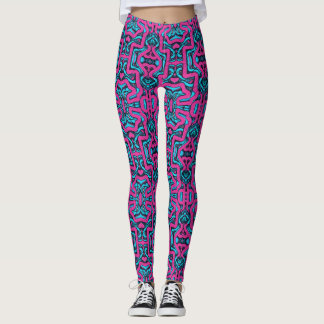Leggings de Miami Street Vibes : Graffiti flashy e