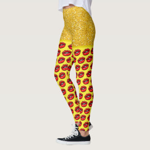 Leggings de mode LIPS