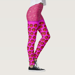 Leggings de mode LIPS