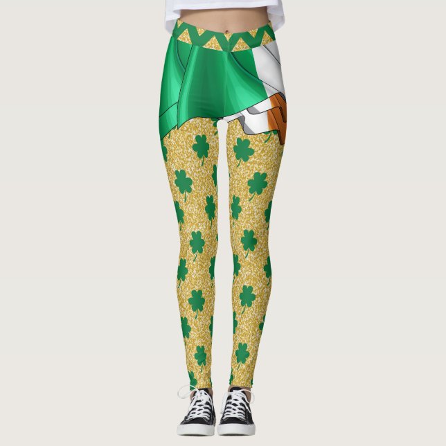 Leggings de mode pop irlandaise (Devant)