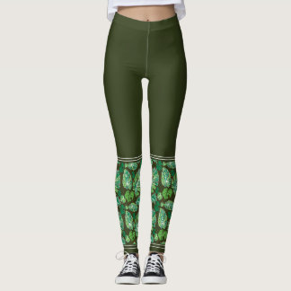 Leggings de Monstera Frosted