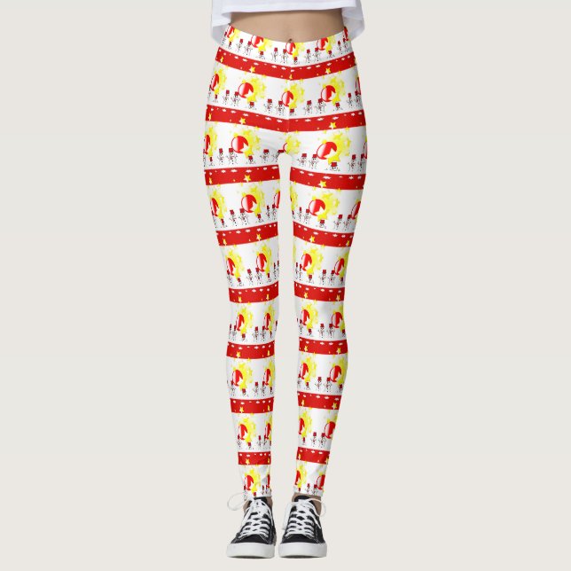 Leggings de Noël (Devant)