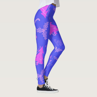 Leggings de Noël Dopamine