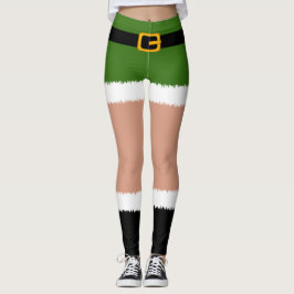 Leggings de Noël du costume d'elfe