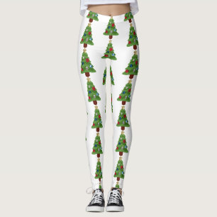 leggings de noël émoji