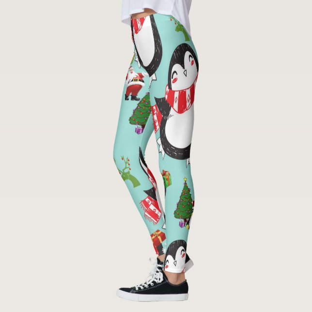 Leggings de Noël, Pingouin (Gauche)