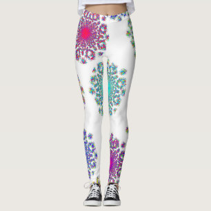 Leggings de Noël Snowflakes