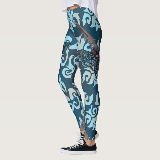 Leggings de papillon Abstrait (Gauche)