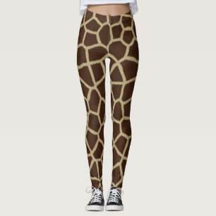 Leggings de peau de girafe