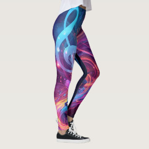 Leggings de piano pour amoureux de la musique – Mo