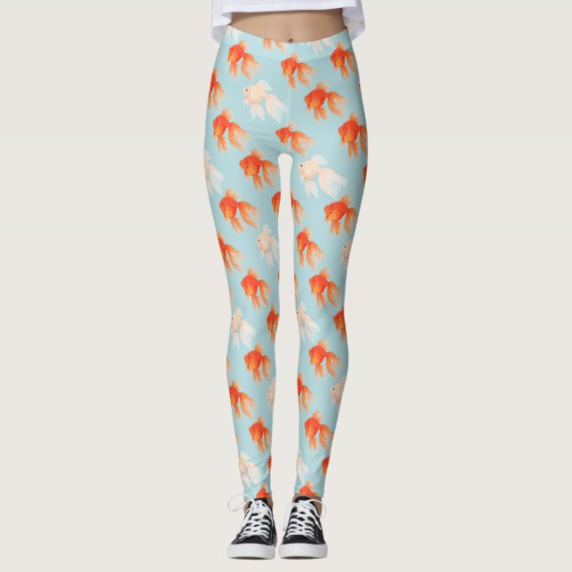 Leggings de poisson d'or (Devant)