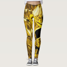 Leggings de poussières d'or Midas
