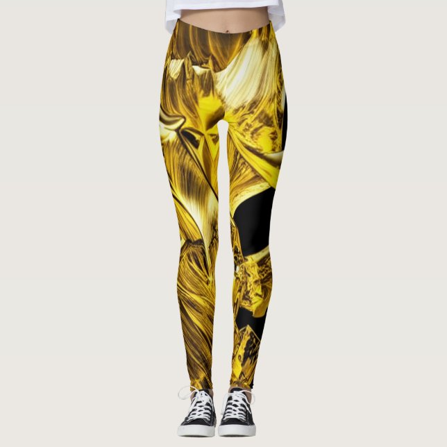Leggings de poussières d'or Midas (Devant)