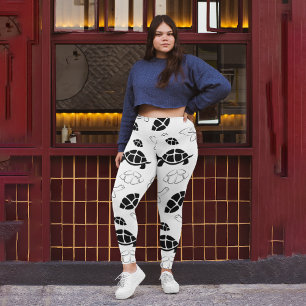 Leggings de tortue noire