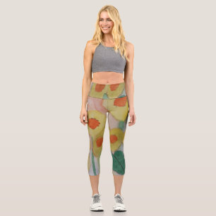 Leggings de tournesol Abstraits