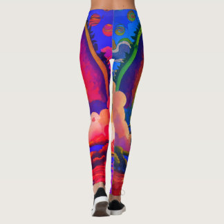 Leggings de voyage psychédélique : Hippie Vibes & 