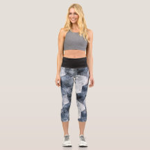 Leggings de yoga Capri Artistique Personnalisé