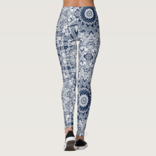 Leggings Décor dentelé