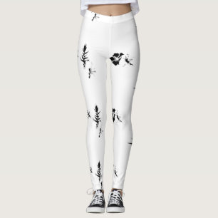 Leggings Décoratif, Gris foncé, Charbon