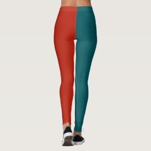 Leggings Décoratif Moitié Et Moitié
