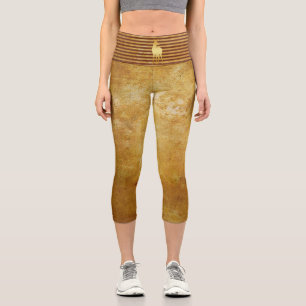 Leggings Deer Gold Capri