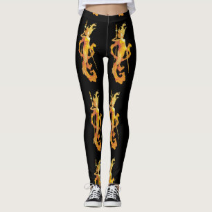 Leggings Déesse guerrière d'or Thunder_Cove