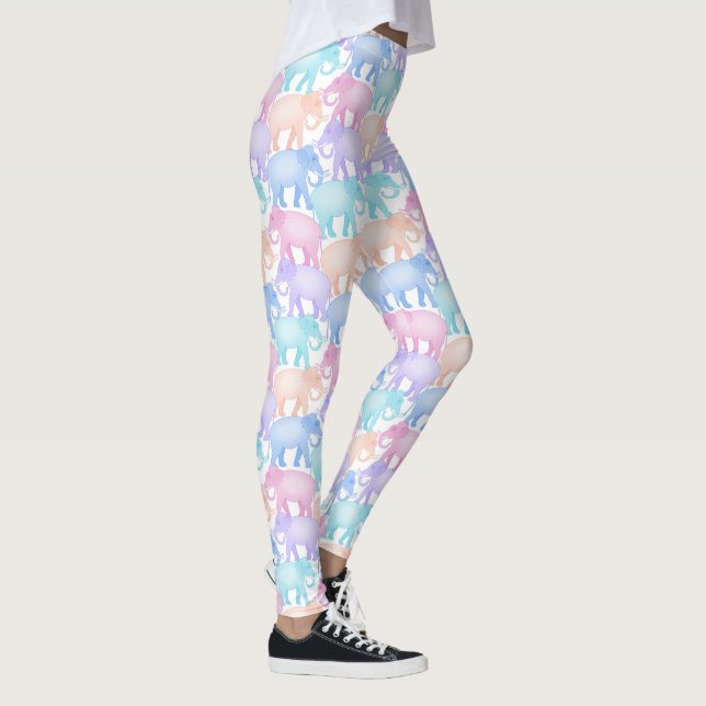 Leggings Défilé d'éléphant (Droite)