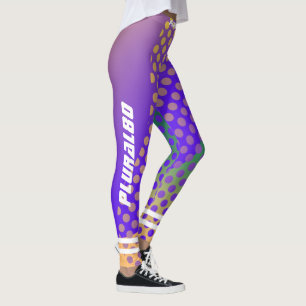 Leggings Dégradé bleu élégant