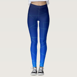 Leggings dégradé bleu marine